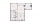 a7 - 1 bedroom floorplan layout with 1.5 bath and 952 square feet.